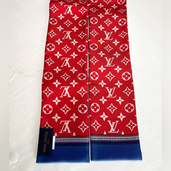 Louis Vuitton Silk Monogram Superstition Bandeau Black - Picture 5 of 9